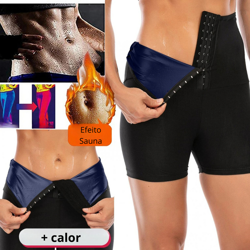 Shorts efeito sauna de compressão Thermafit